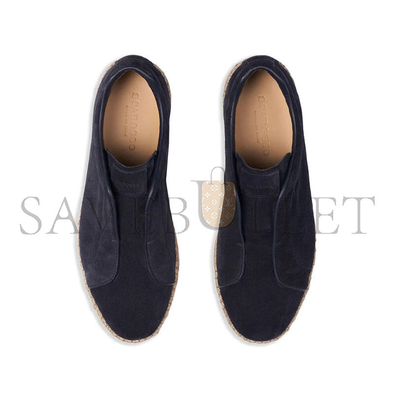 ZEGNA SCAROSSO SUEDE ESPADRILLES 